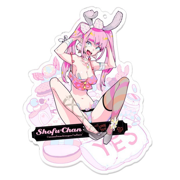 娼婦ちゃんアクリルキーホルダー