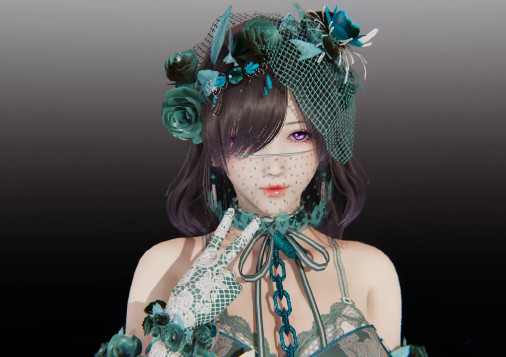 Secluded Flower キャラクターカード (HoneySelect2/HS2/AI Cards)