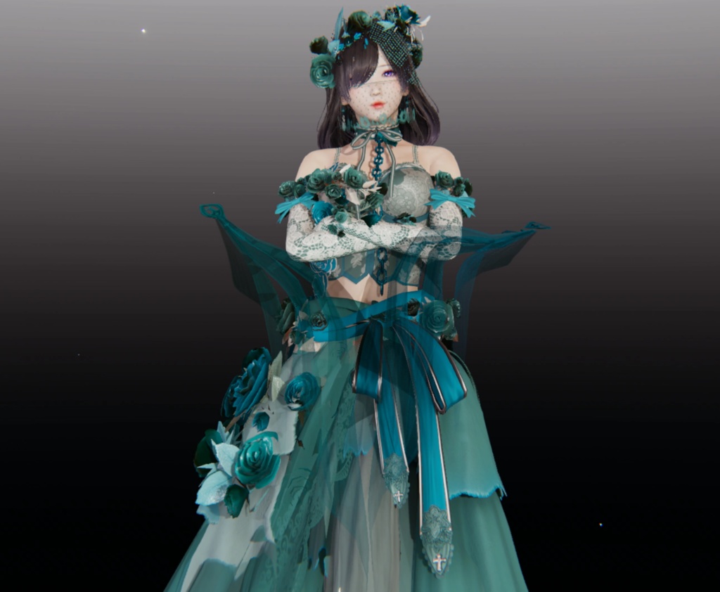 Secluded Flower キャラクターカード (HoneySelect2/HS2/AI Cards)