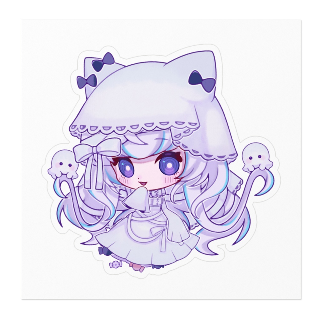 1周年記念ステッカー(笑み)