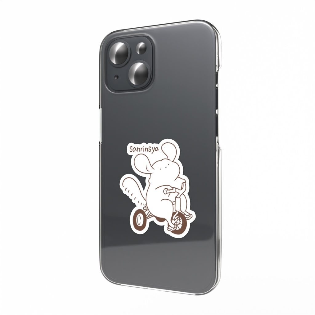 チンチラのスマホステッカー(2種)