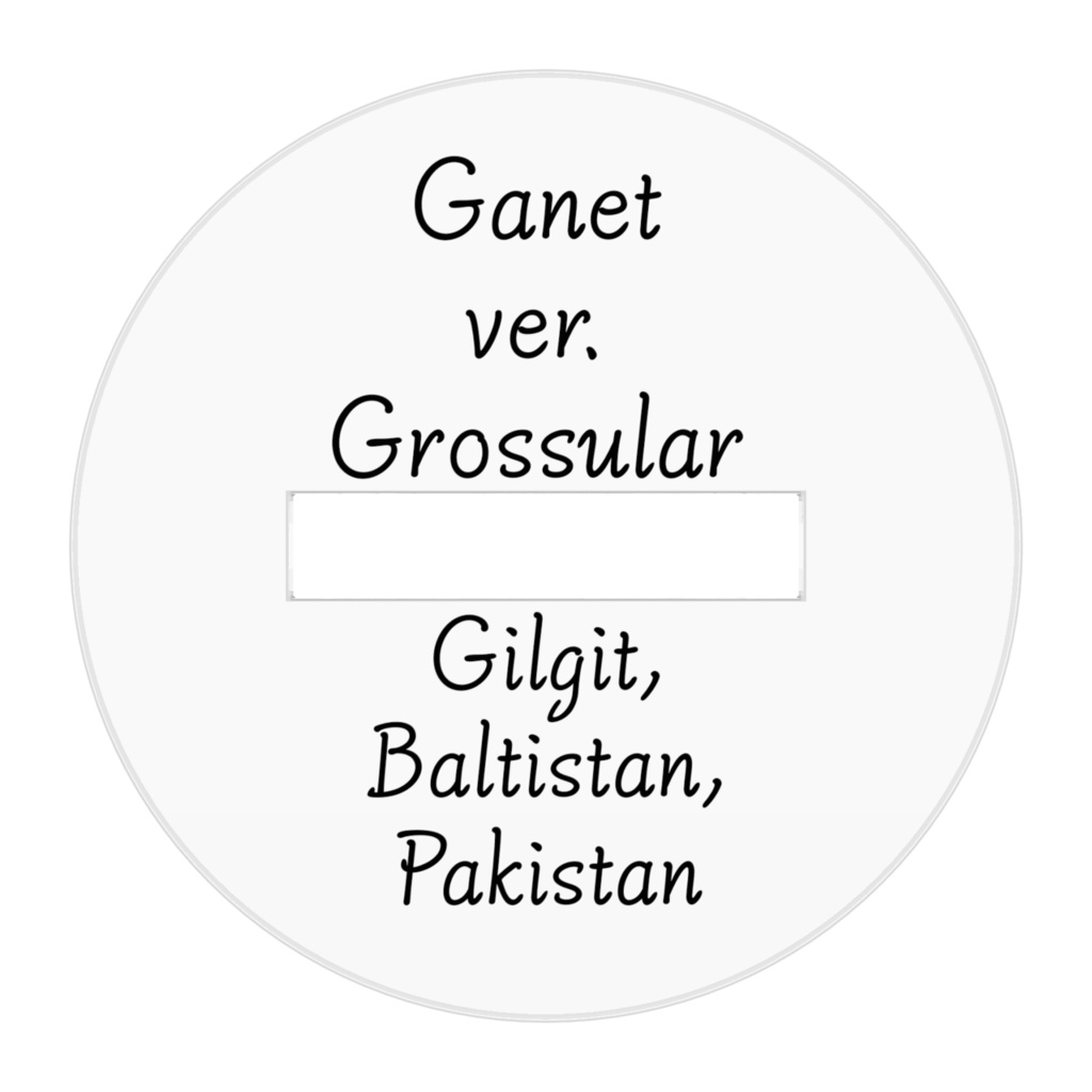 鉱物標本風:擬人化カペラ×ガーネット