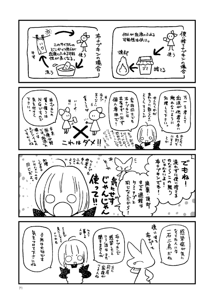 布ナプキンのおはなし。増補改訂版