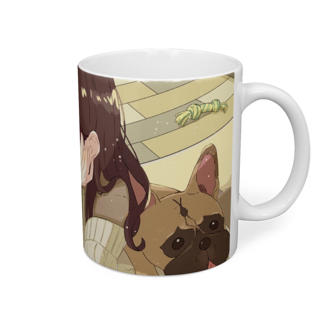 まるくんと花芽 マグカップ