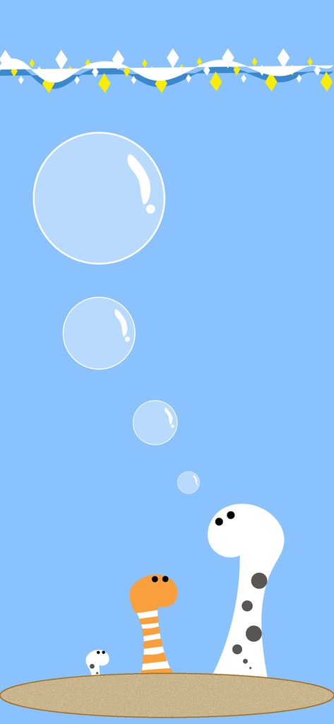 🎨花芽のお絵描き部 フリー壁紙