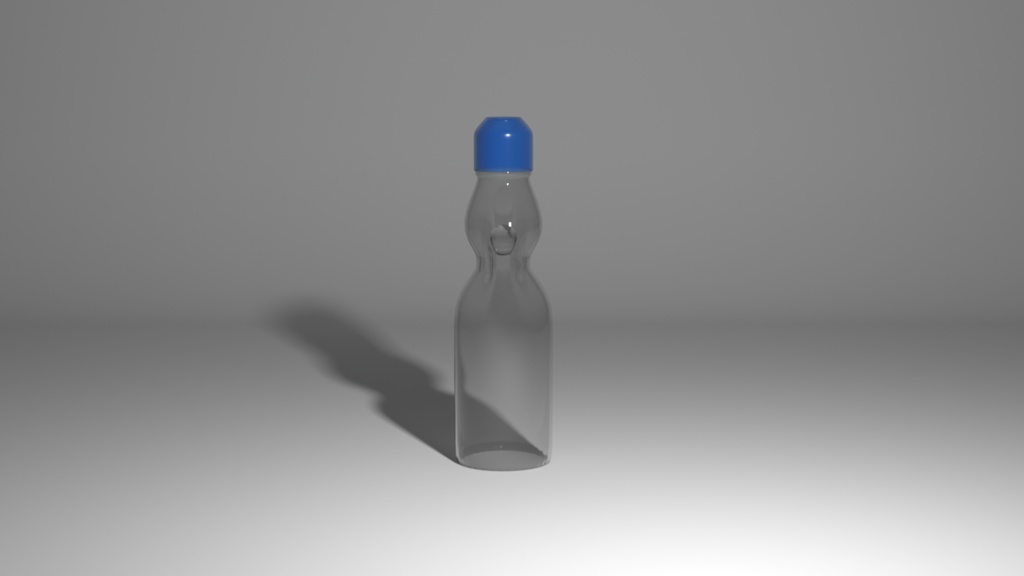 ラムネ瓶(Unity, Blenderファイル)