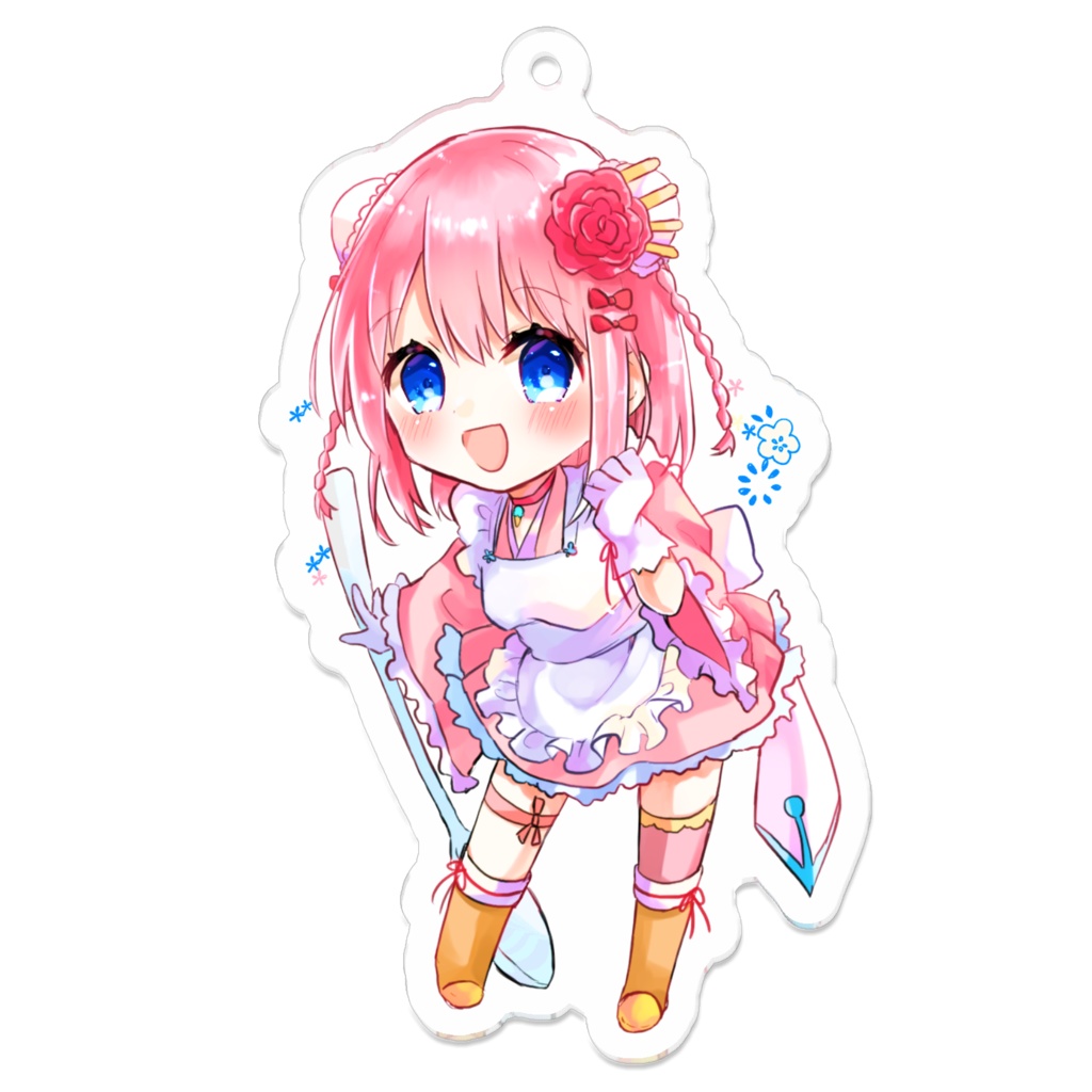 甘冷らくとのアクリルキーホルダー