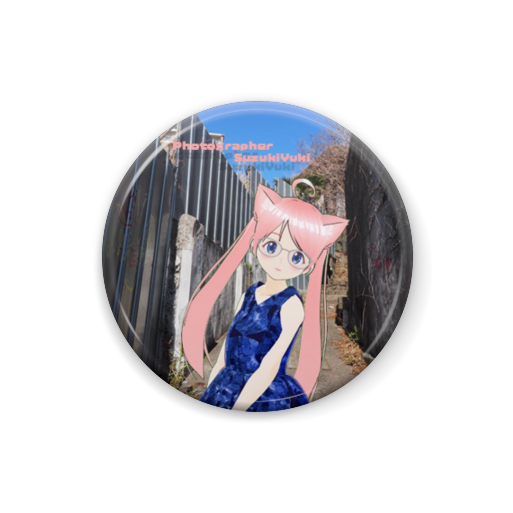 VTuberスズキユキ 缶バッジ(小)