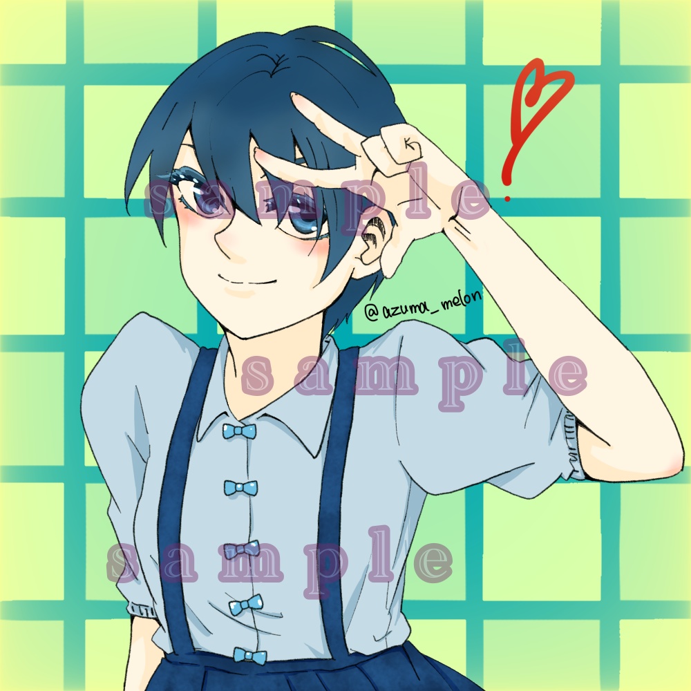【完成品】オリジナルイラスト【アイコン用】