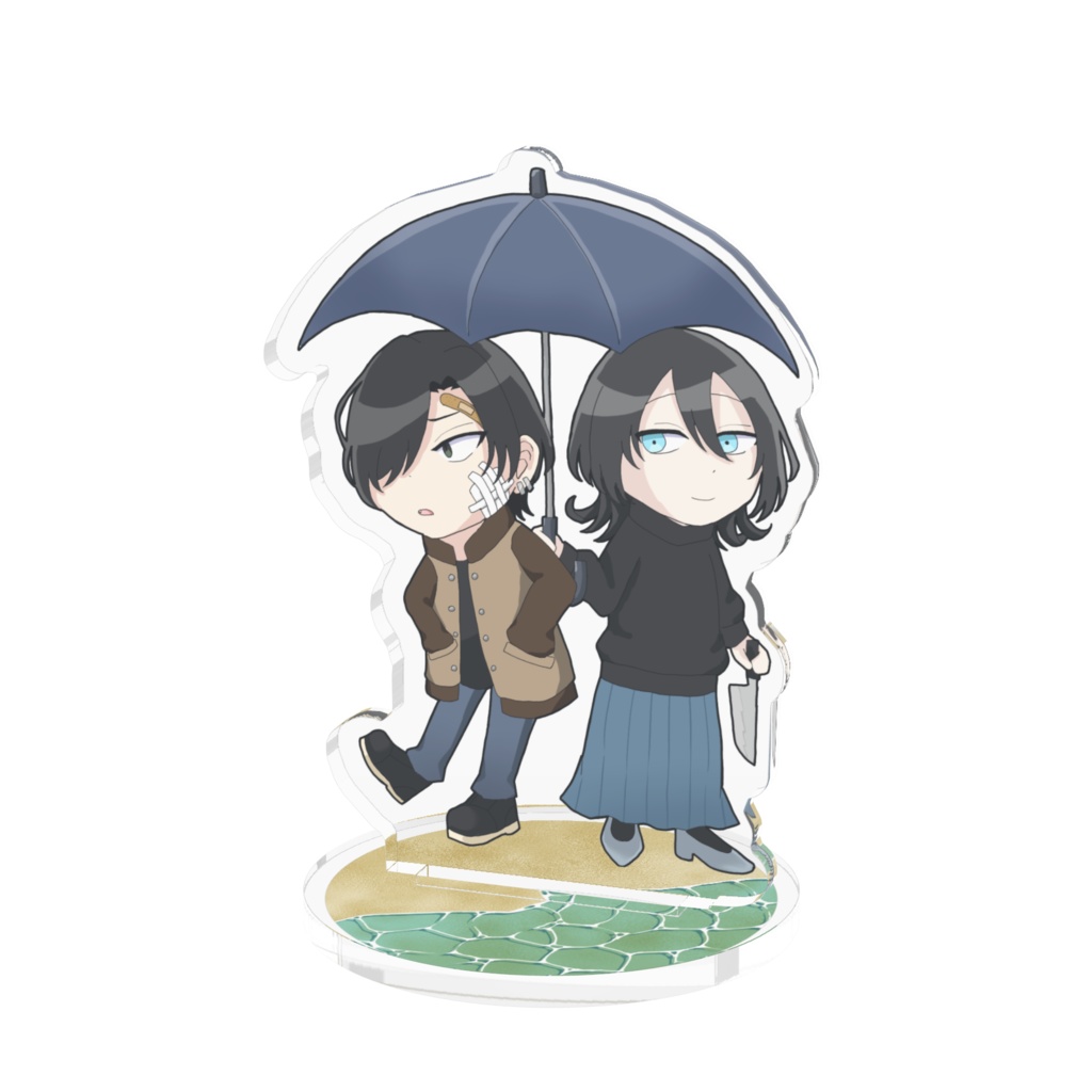 70×70アクリルフィギュア　かつりこ