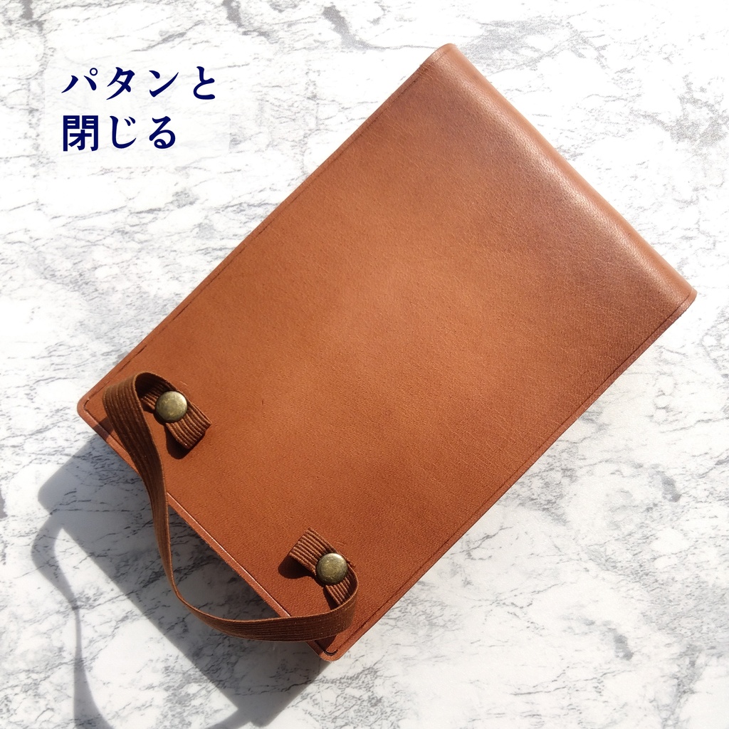 大容量ルーズリーフミニ用本革バインダー