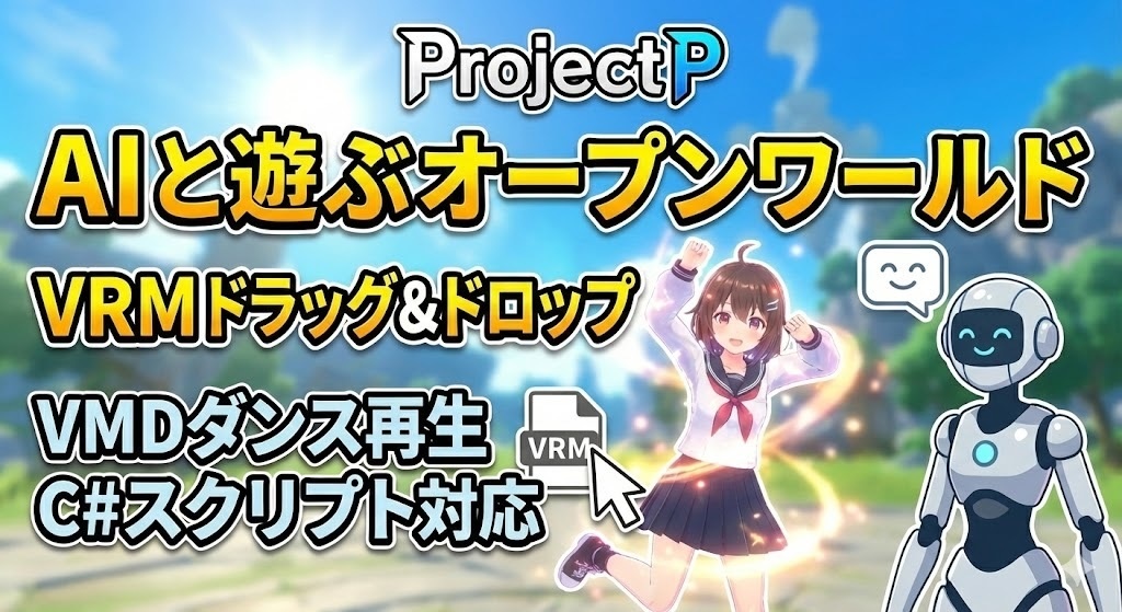 【VR対応】ProjectP - オープンワールド・プラットフォーム (Open World Platform)