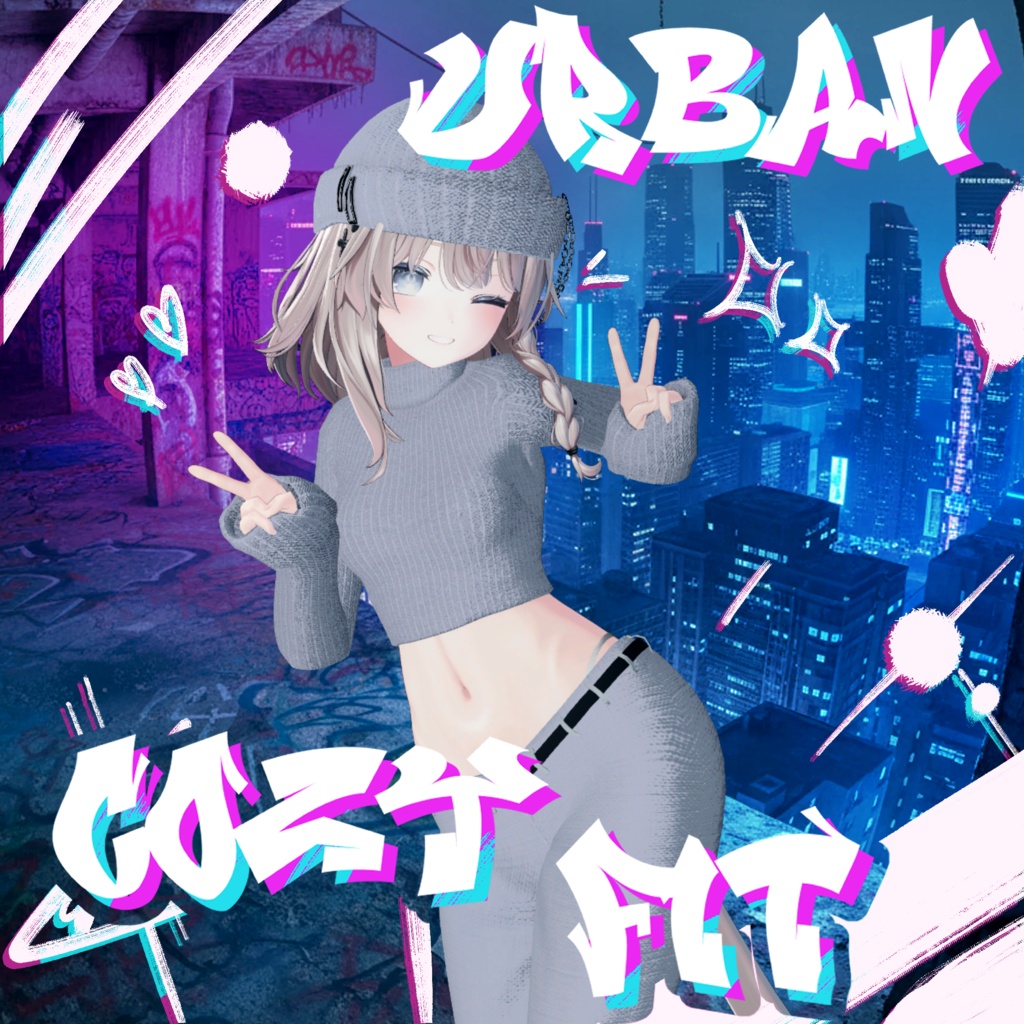 【 Urban Cozy Fit 】 【 アーバン コージー フィット 】【 5 Avatars 】