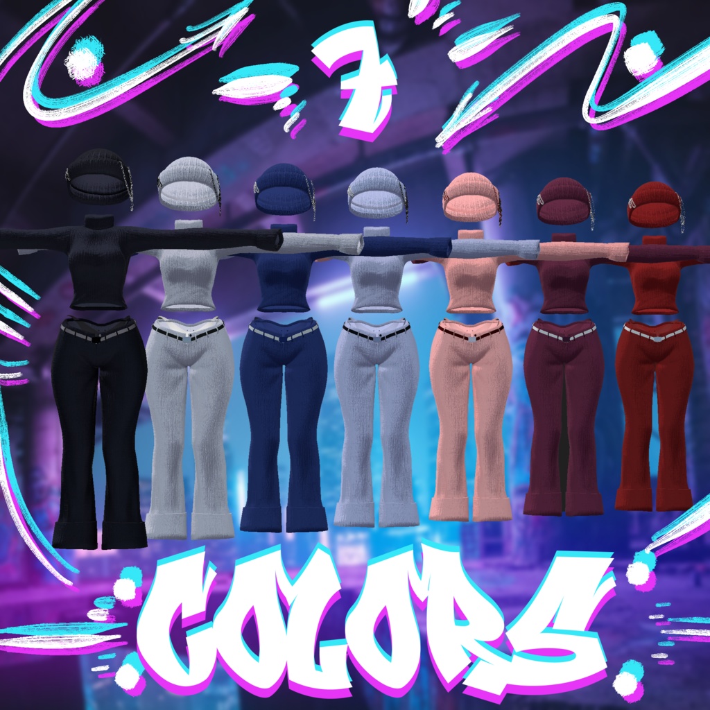 【 Urban Cozy Fit 】 【 アーバン コージー フィット 】【 5 Avatars 】