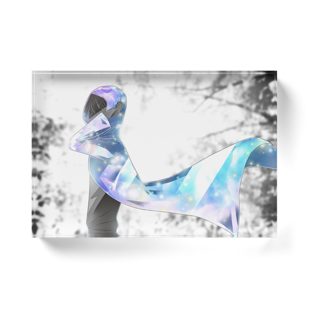 野苺ノイ アクリルブロック 紫陽