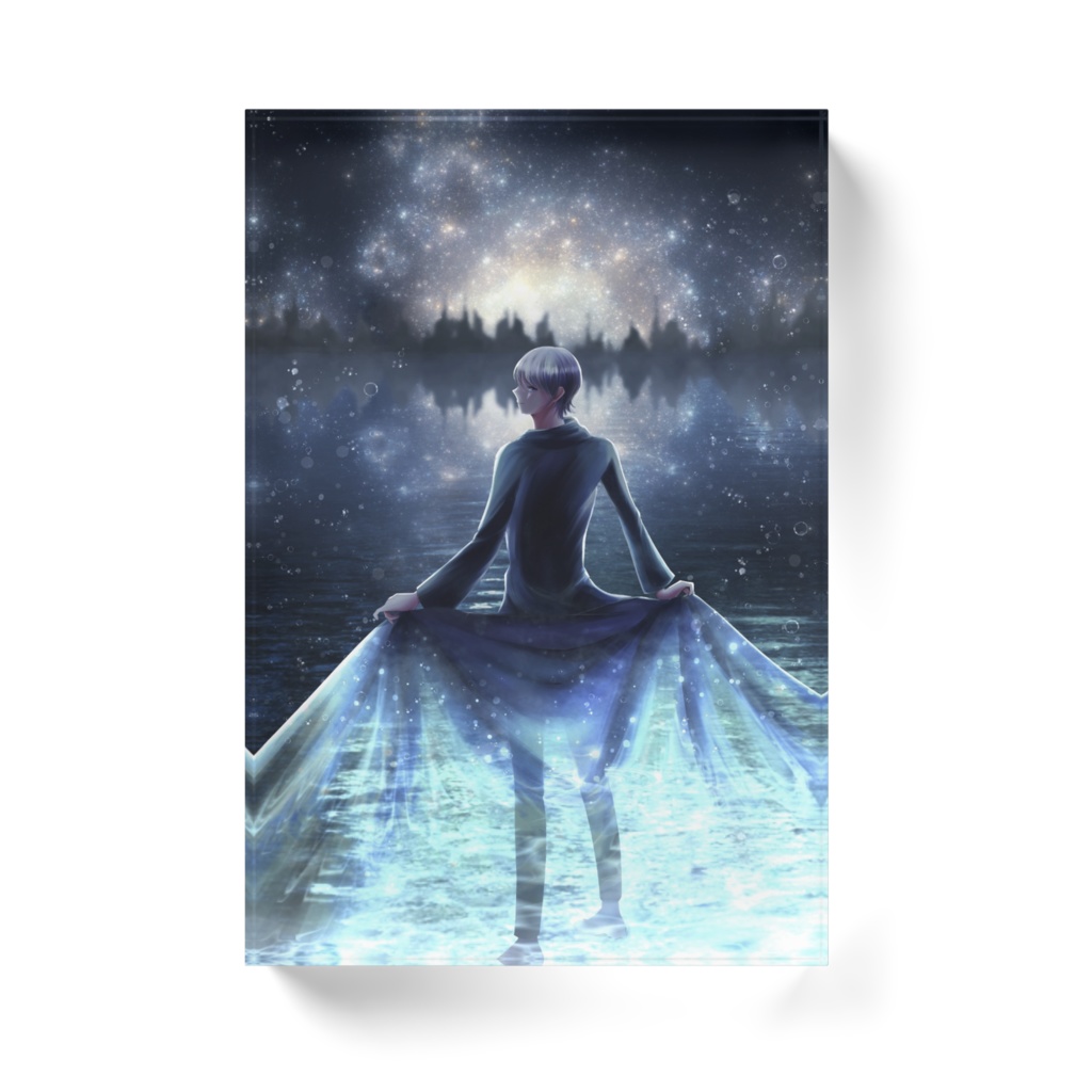 野苺ノイ アクリルブロック 紫陽 ver2