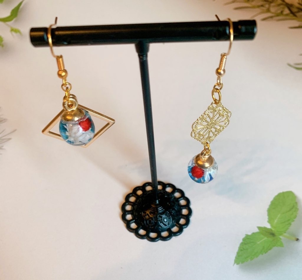 【単品販売】轟焦凍 イメージボールペン・ピアス(イヤリング変更可)