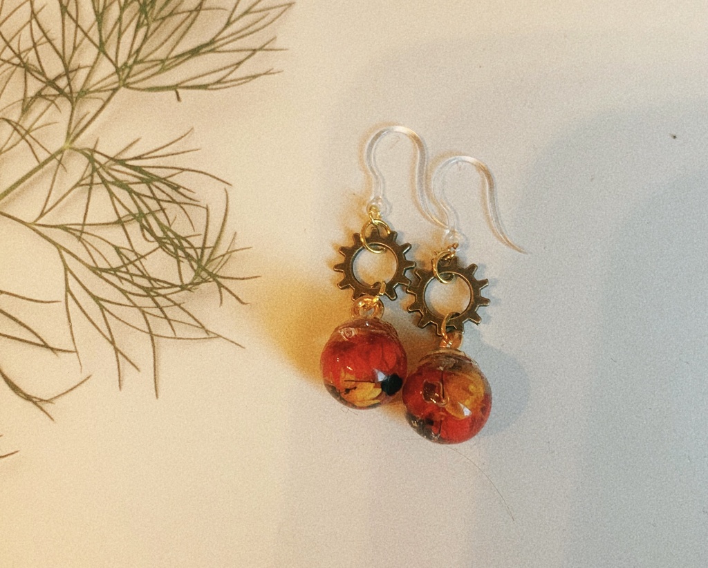 切爆概念ピアス(イヤリング変更可能)