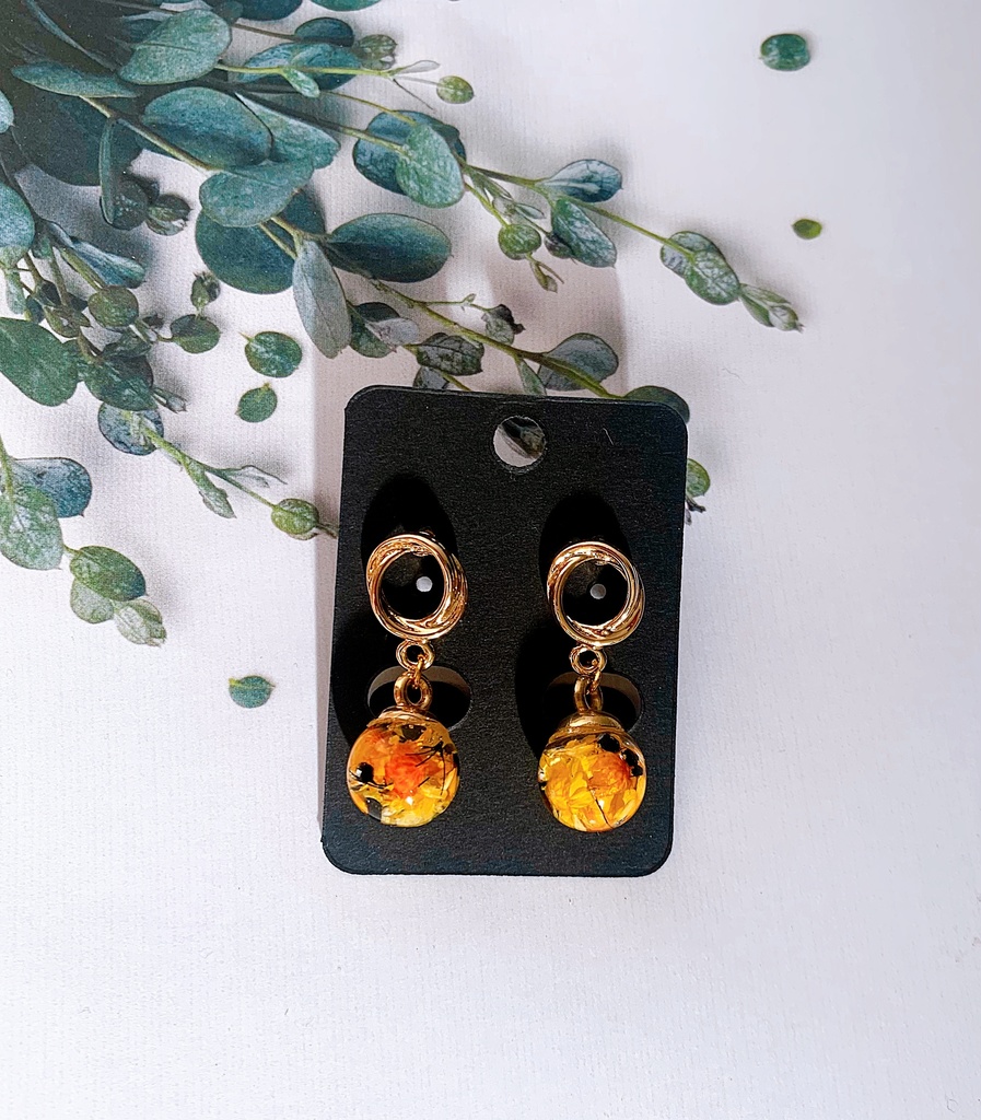 セロ上概念 ダブルリングピアス