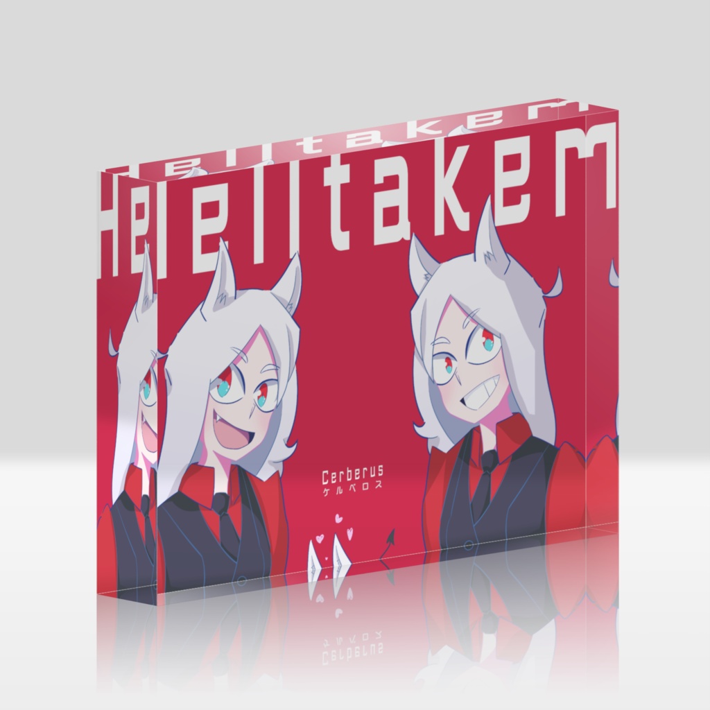 Helltaker ケルベロス アクリルブロック