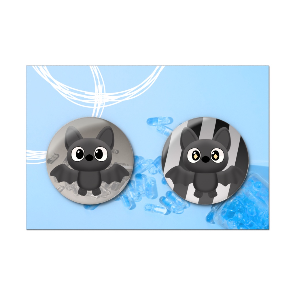 クロウ缶バッチ