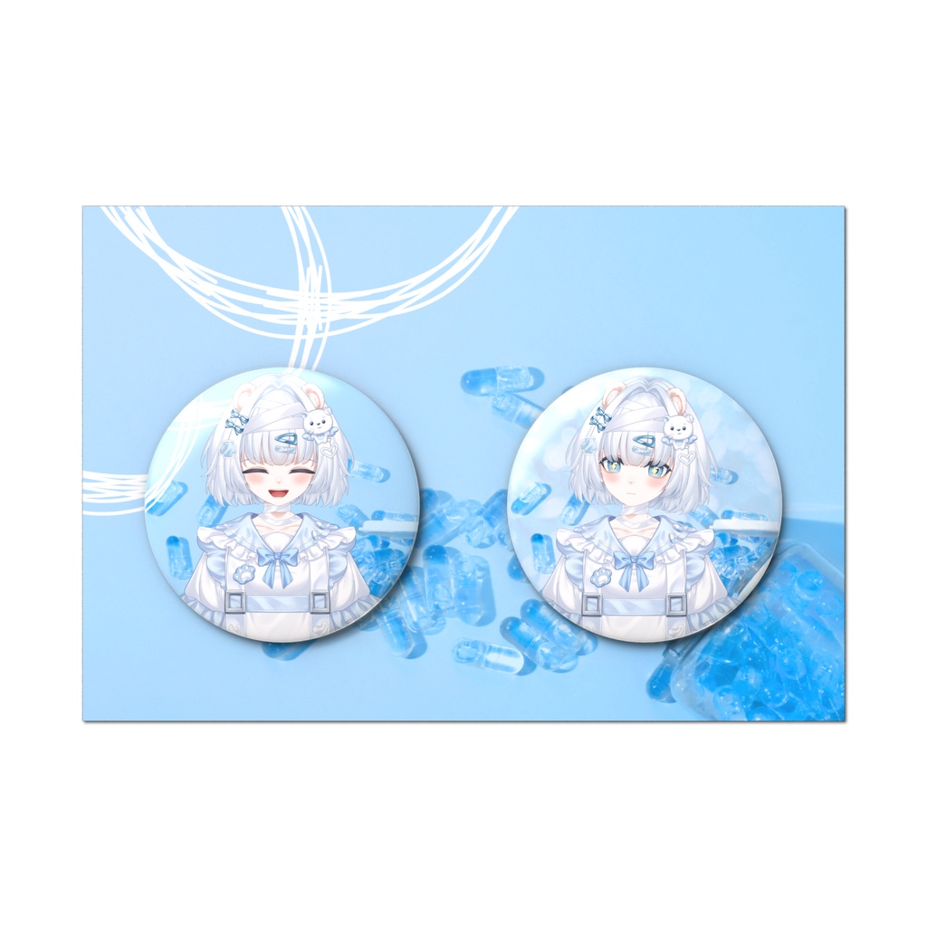 缶バッジセット - 2個セット・新ビジュ