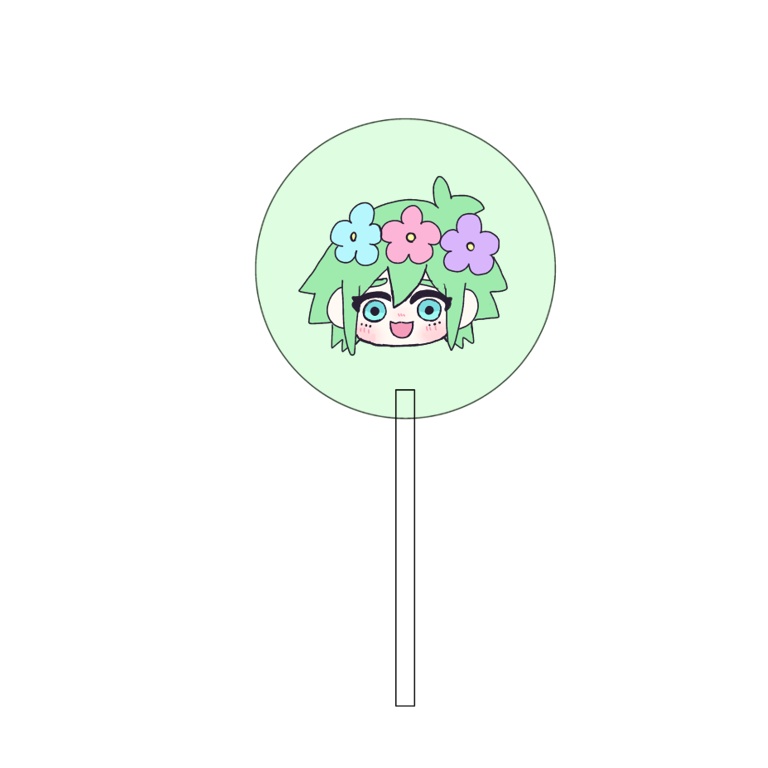 キャンディアクリルキーホルダー