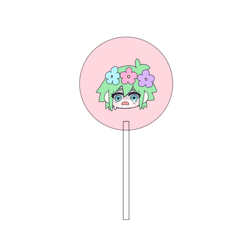 キャンディアクリルキーホルダー