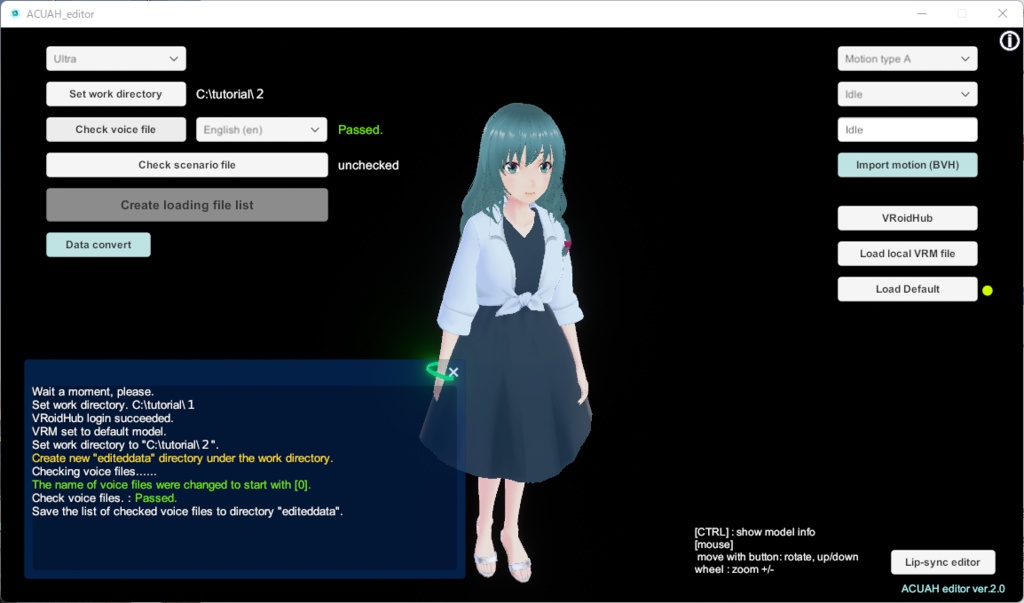 ACUAH editor (English)