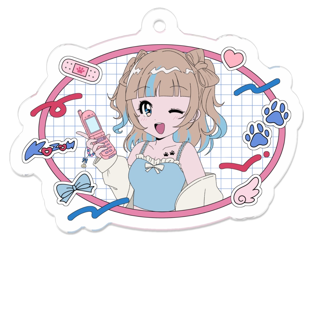 こぞちゃんアクキー[retro kawaii]