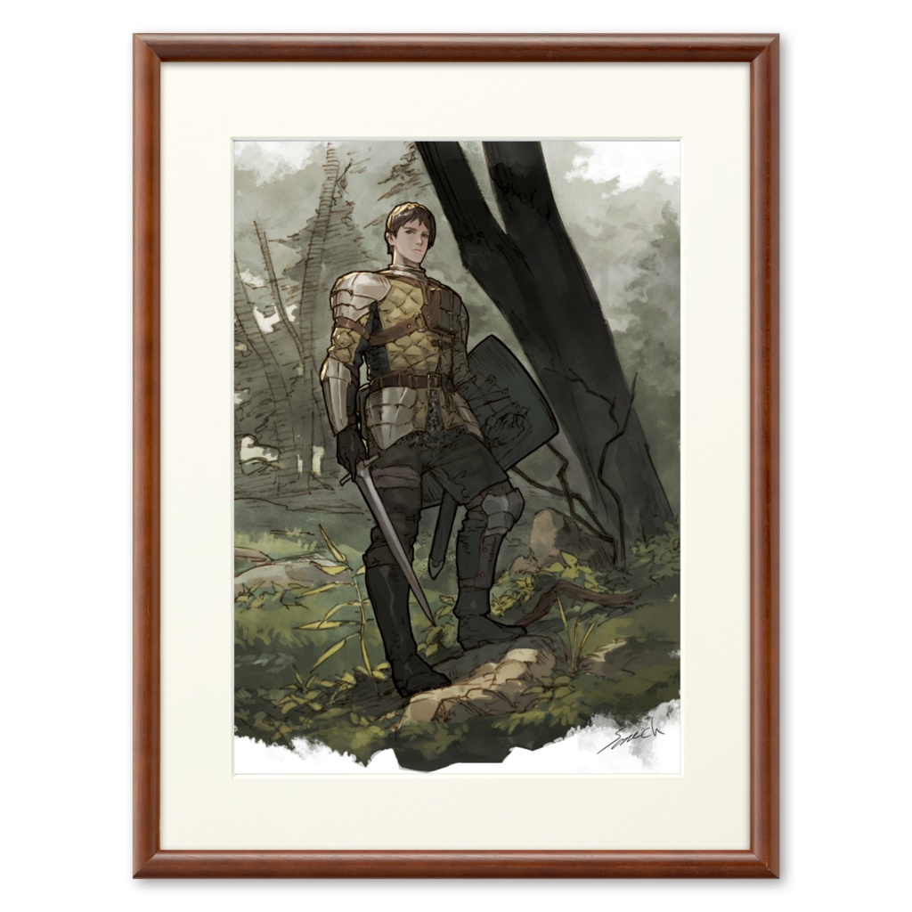 剣と盾の冒険者（縦）