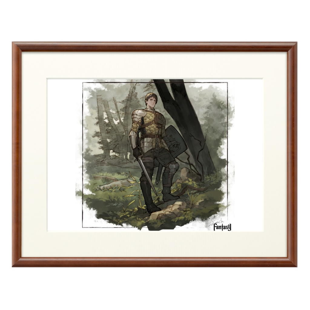 剣と盾の冒険者（横）