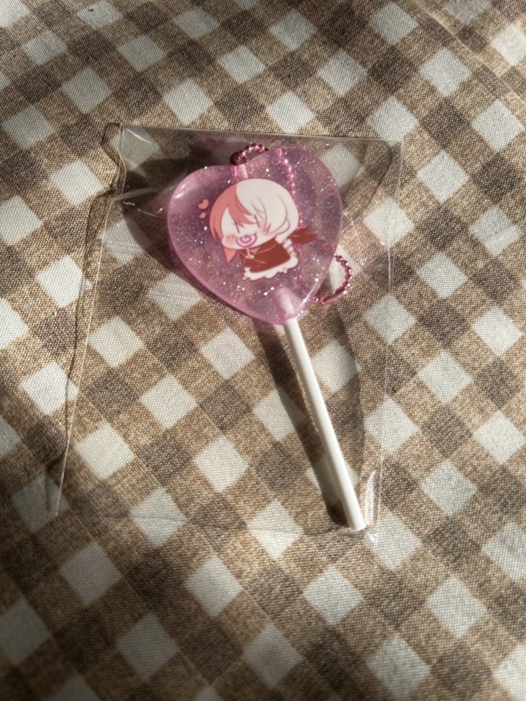 おメグのペロキャン風アクリルキーホルダー