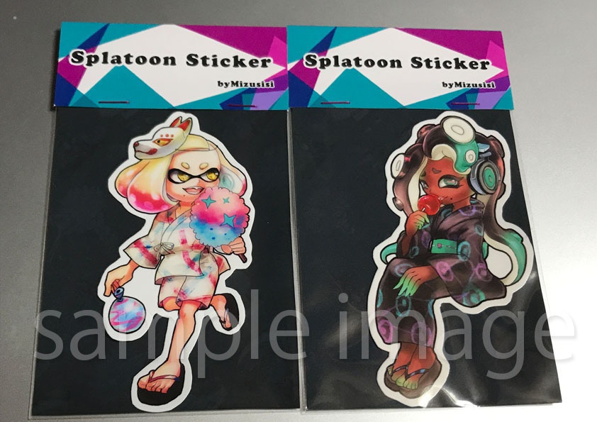 夏祭りシール2枚セット