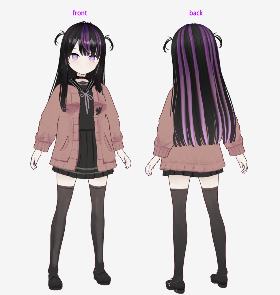 【オリジナル3Dモデル】MARI 【VROIDstudio】