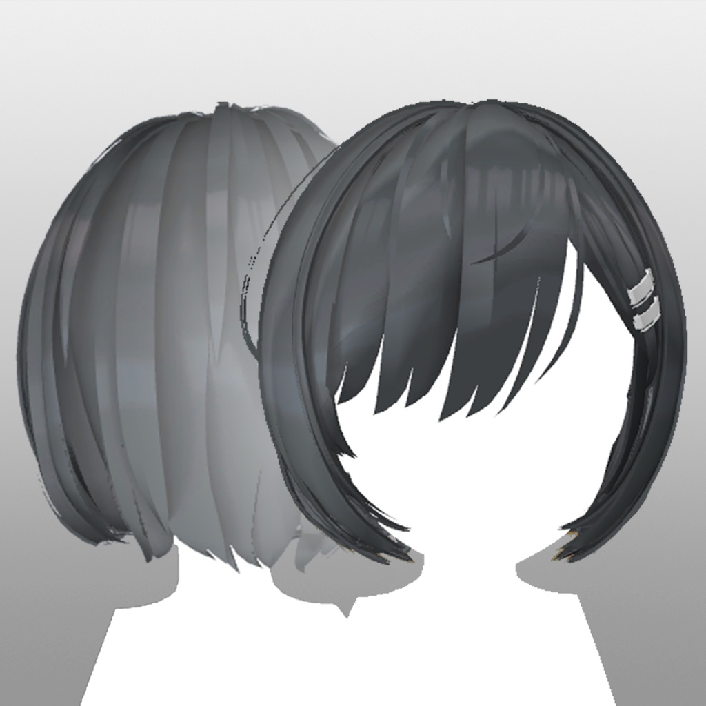 【マヌカ 対応】 The Hair No.1 【 マヌカ VR Chat マヌカ 髪型】