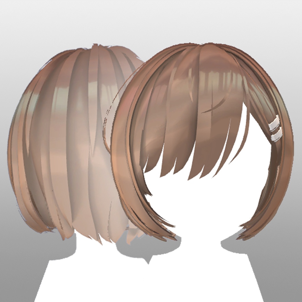 【マヌカ 対応】 The Hair No.1 【 マヌカ VR Chat マヌカ 髪型】