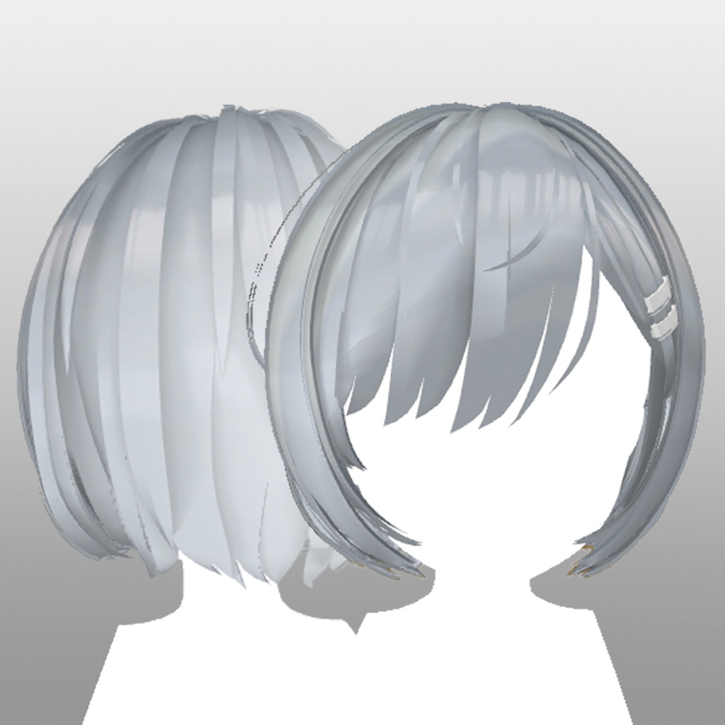 【マヌカ 対応】 The Hair No.1 【 マヌカ VR Chat マヌカ 髪型】