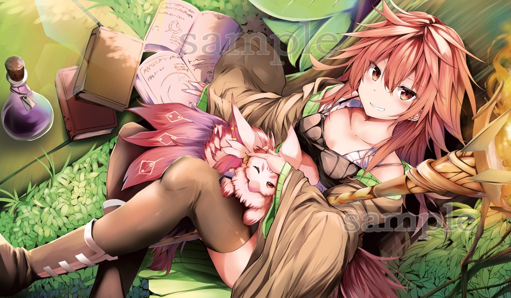 灼熱の火霊使いヒータ プレイマット 600×350mm発送7日以内です