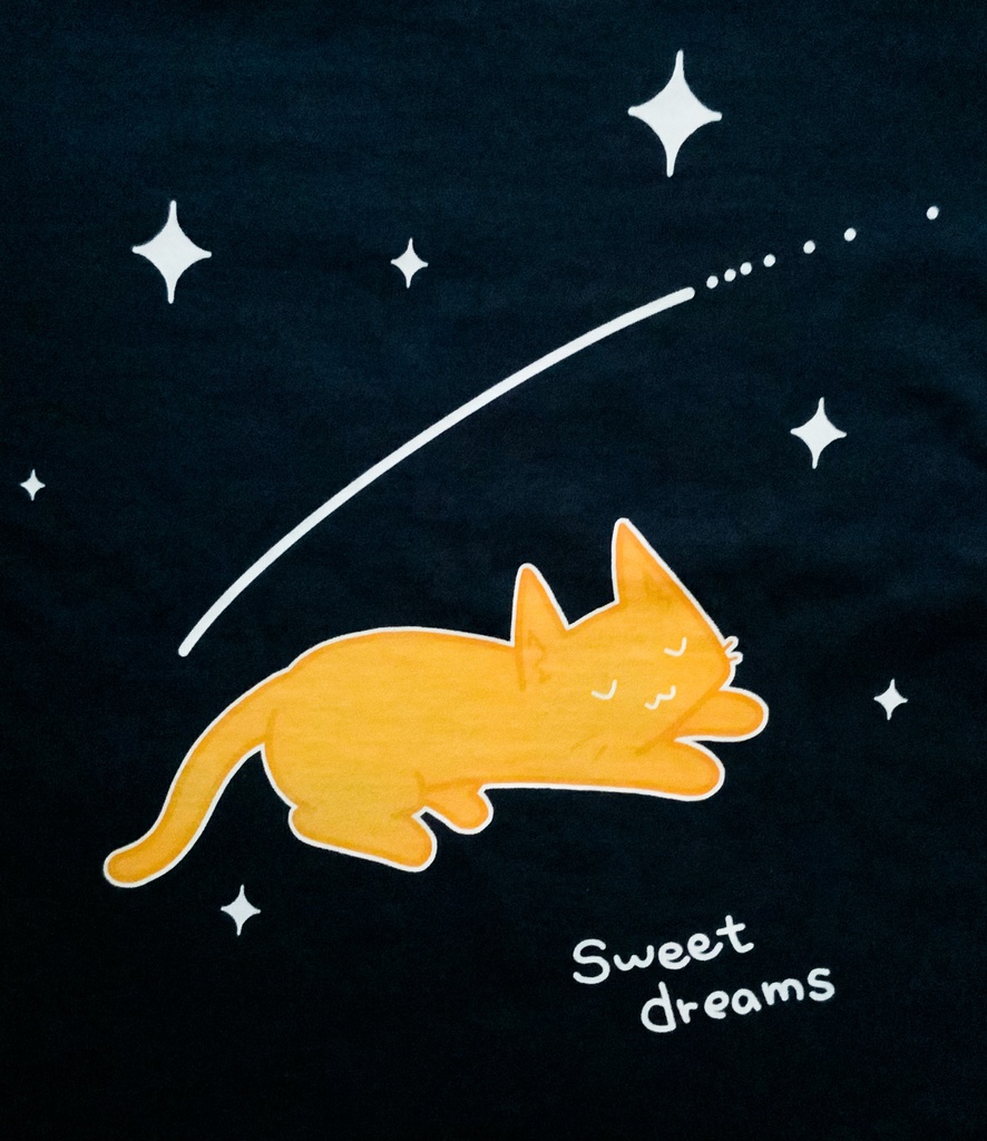 夢見るだいだいにゃーTシャツ