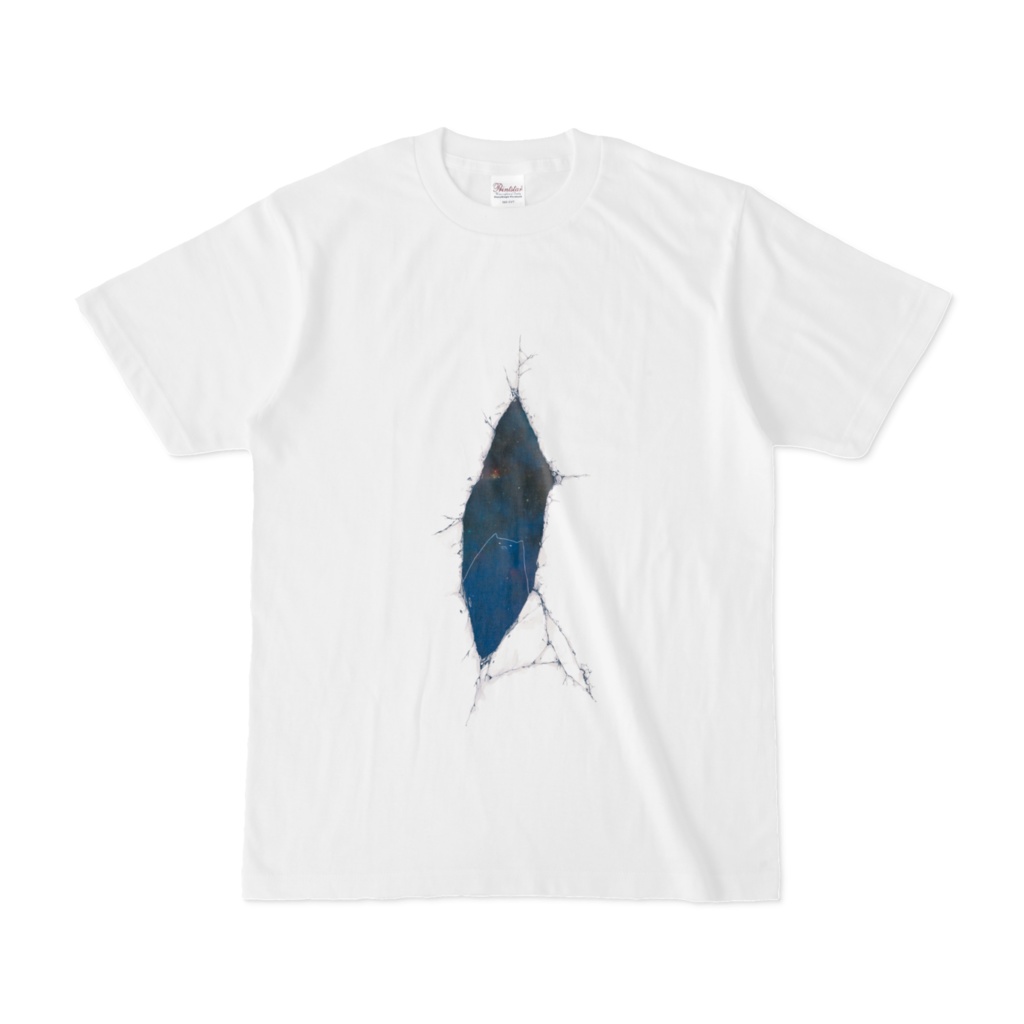 ひび割れ宇宙Tシャツ