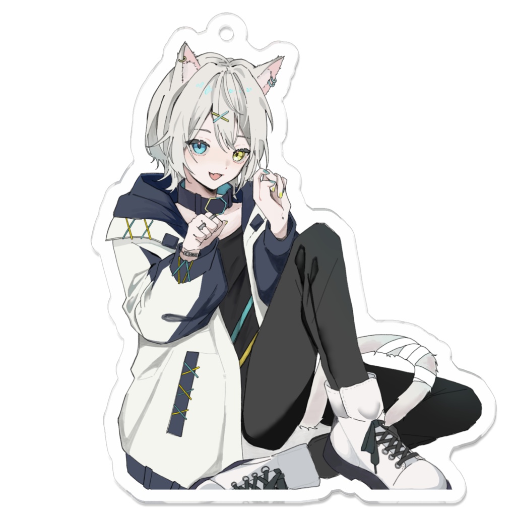 アクリルキーホルダー猫ポーズver.
