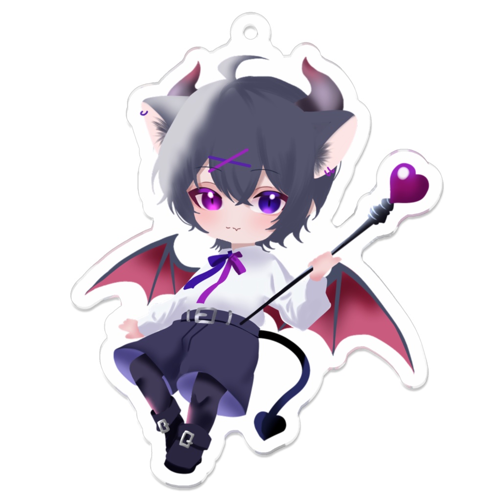 アクリルキーホルダー悪魔ver.