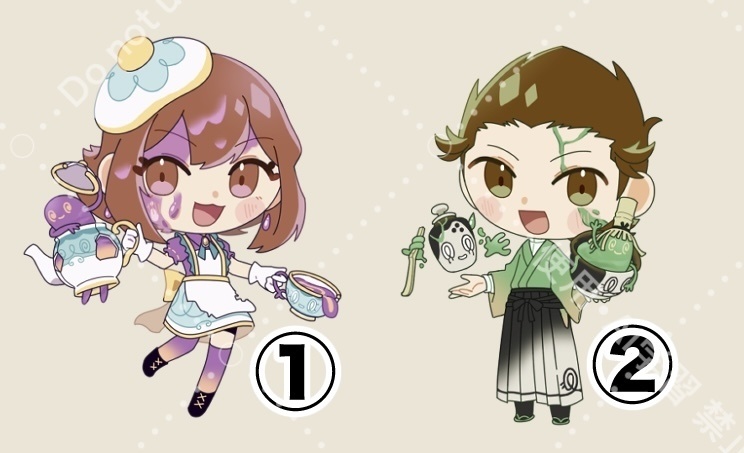お茶会アクスタ