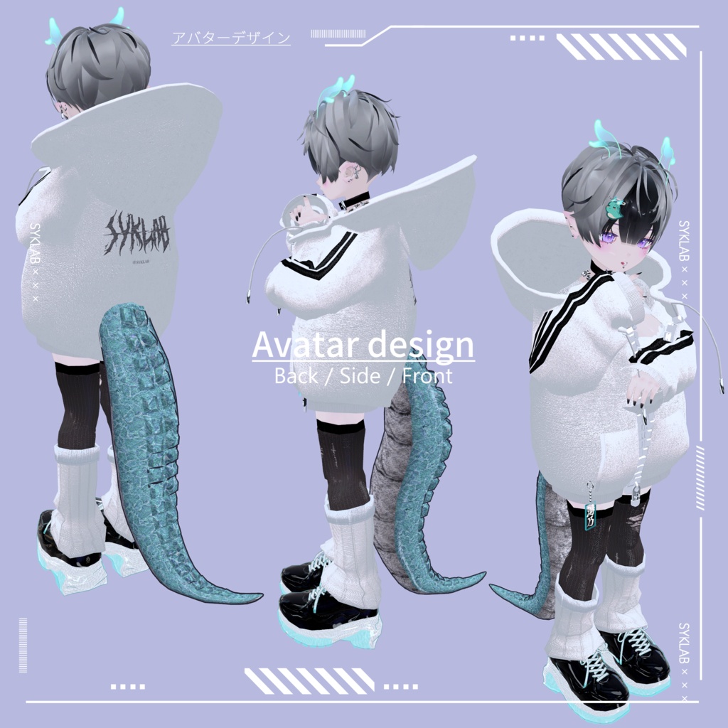 オリジナル3Dモデル「ゆの-yuno-」