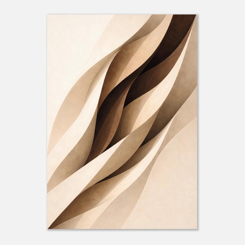 SOFT FORMS|ミニマル抽象アート4枚セット