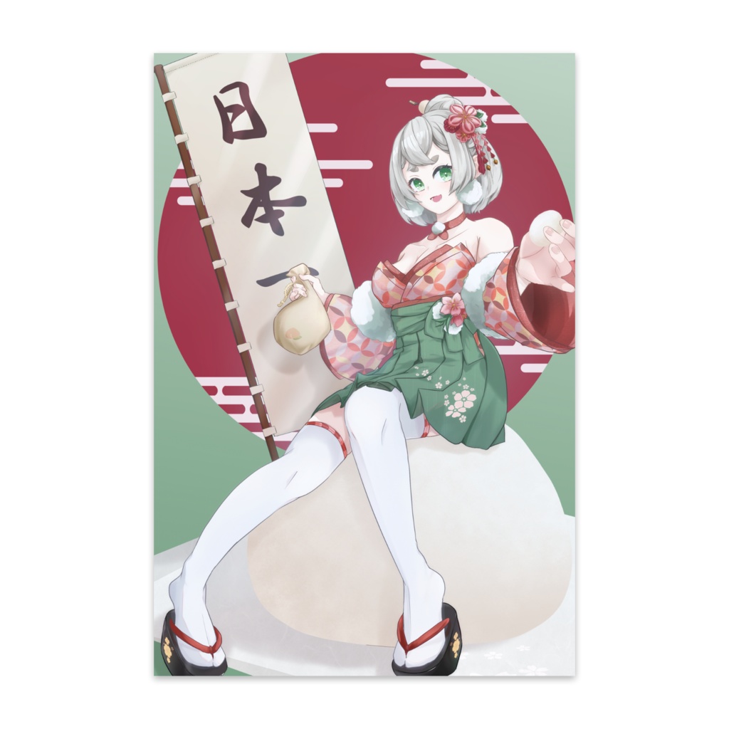 吉備団子ちゃんポストカード