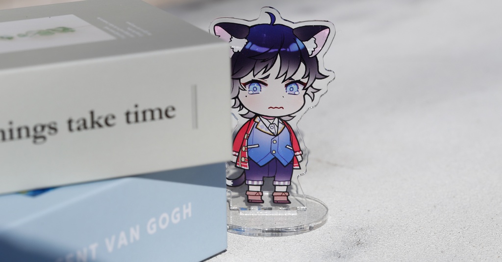 ぶろすとむオリジナルアクリルスタンド_泣き顔ミニトム