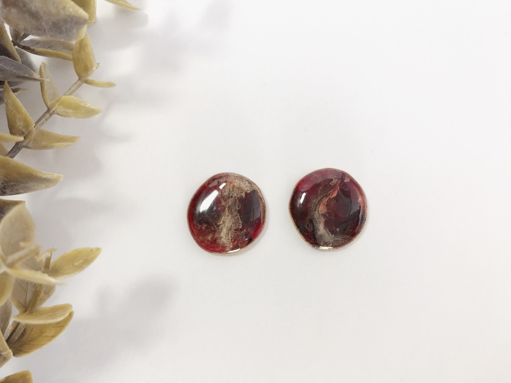 刀剣の石『豊前江』(ピアスのみ)