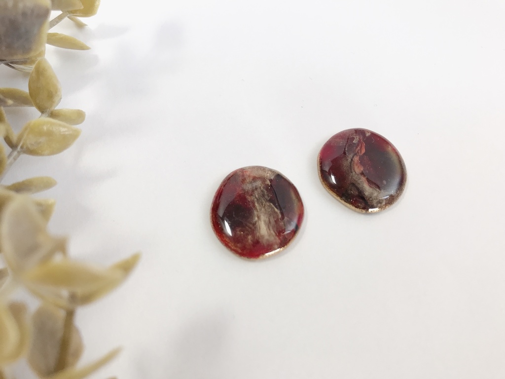 刀剣の石『豊前江』(ピアスのみ)